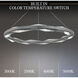 Beyond Bauble LED 36 inch Antique Nickel Pendant Ceiling Light