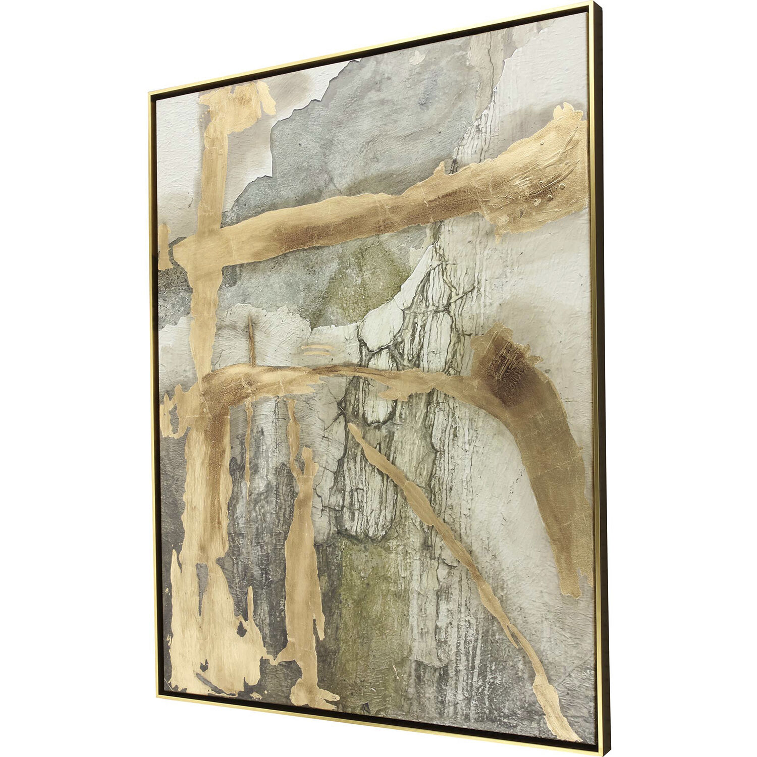 Metallic Underground Brown and Metallic and Beige and Neutral Canvas, The Studio