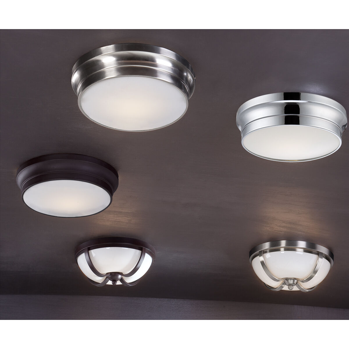 Andrew LED 13 inch Bronze Flush Mount Ceiling Light