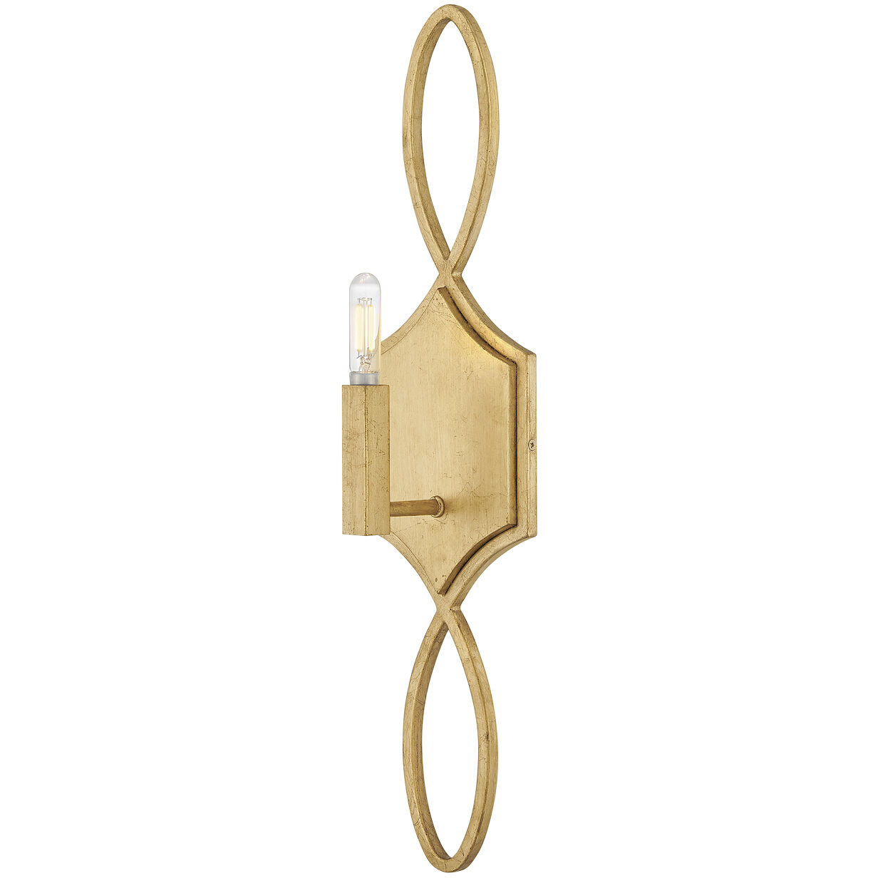 Leona 1 Light 5.75 inch Distressed Brass ADA Sconce Wall Light
