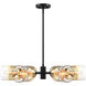 Gatsby 6 Light 28 inch Matte Black Chandelier Ceiling Light