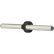 Georgette LED 32.25 inch Black Vanity Light Wall Light