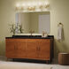 Replay 6 Light 48 inch Brushed Gold Bath & Vanity Light Wall Light