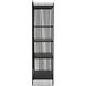 Mila Matte Black Bookcase
