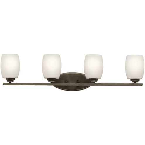 Eileen 4 Light 34 inch Olde Bronze Wall Mt Bath 4 Arm Wall Light in Incandescent