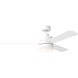 Era 52 LED 52 inch Matte White Indoor/Outdoor Ceiling Fan