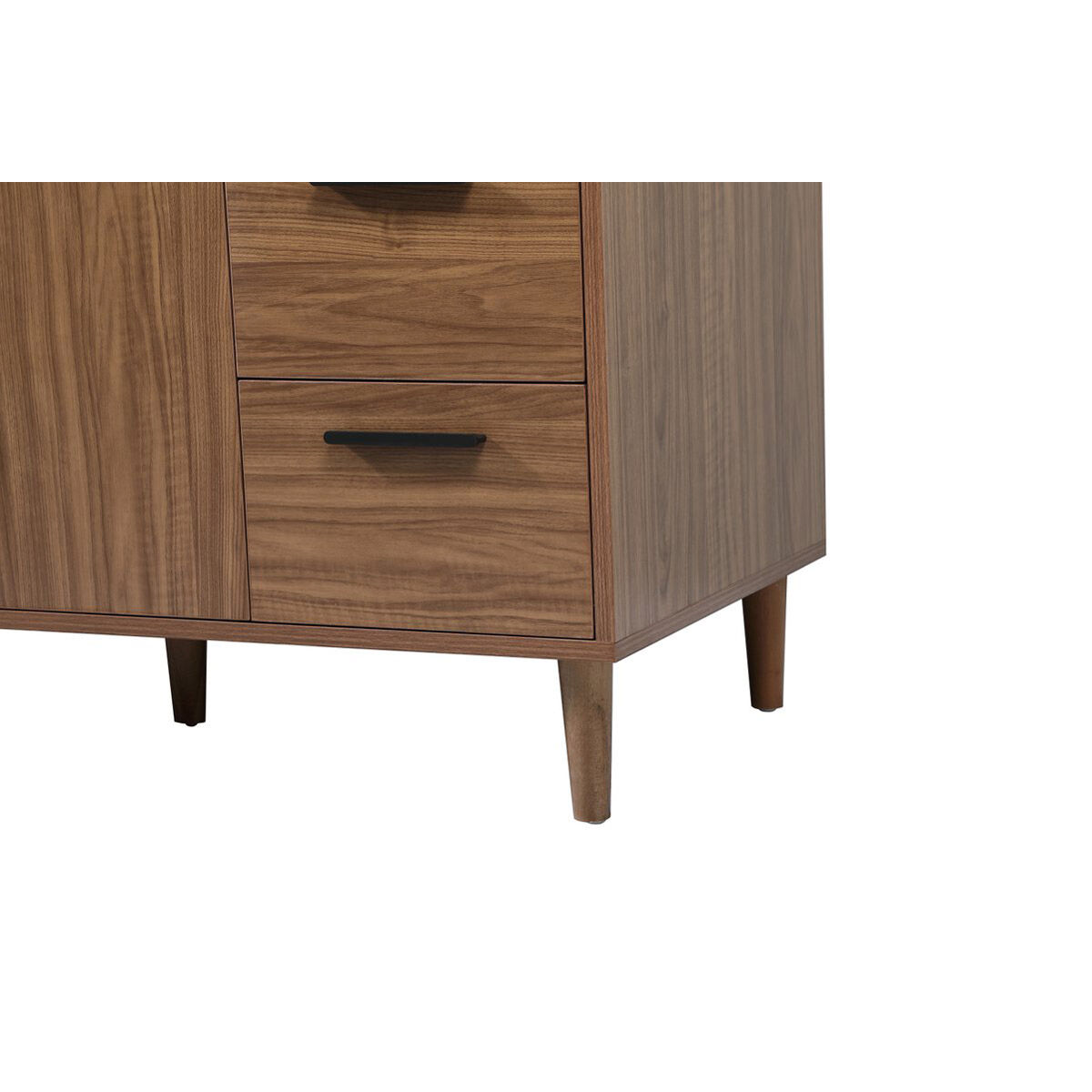 Baldwin 48 X 22 X 34 inch Walnut Brown Vanity Sink Set