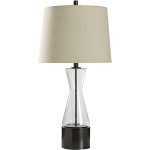 Cameron 29.75 inch 100.00 watt Clear and Dark Bronze Table Lamp Portable Light