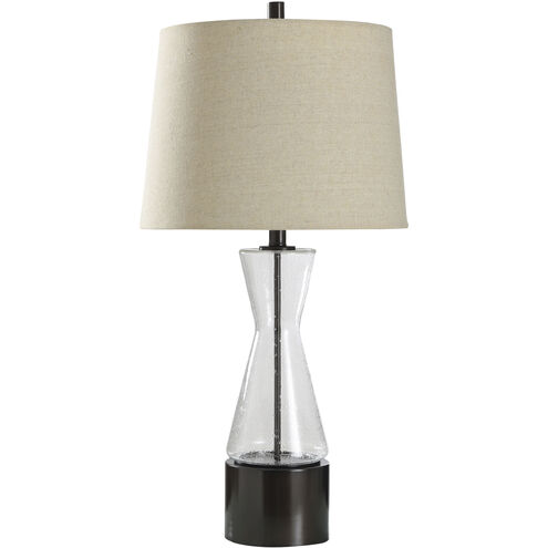 Cameron 29.75 inch 100.00 watt Clear and Dark Bronze Table Lamp Portable Light