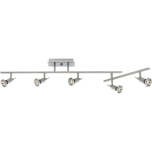 Viper 5 Light 120 Brushed Steel Linear Ceiling Spot Ceiling Light