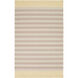Oxford 96 X 60 inch Taupe, Light Gray, Butter Rug