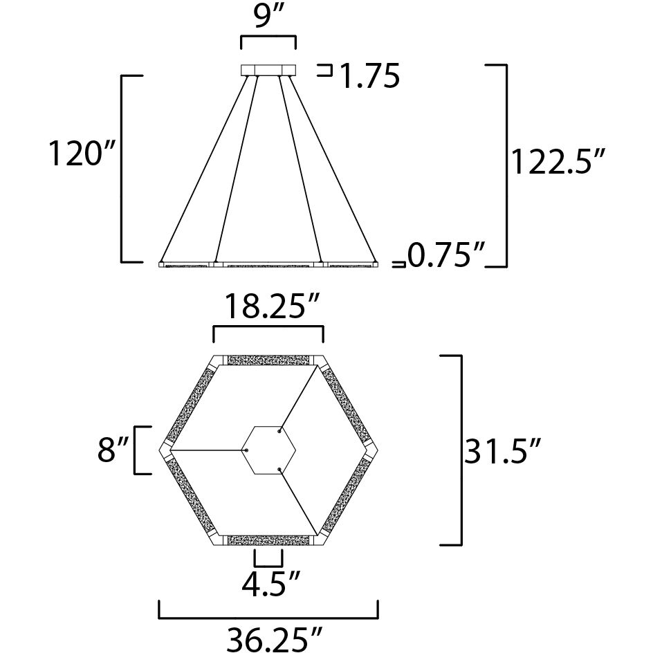 Rotator LED 31.5 inch Matte White Single Pendant Ceiling Light