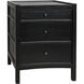 Hampton 31 X 24 inch Hand Rubbed Black Night Stand