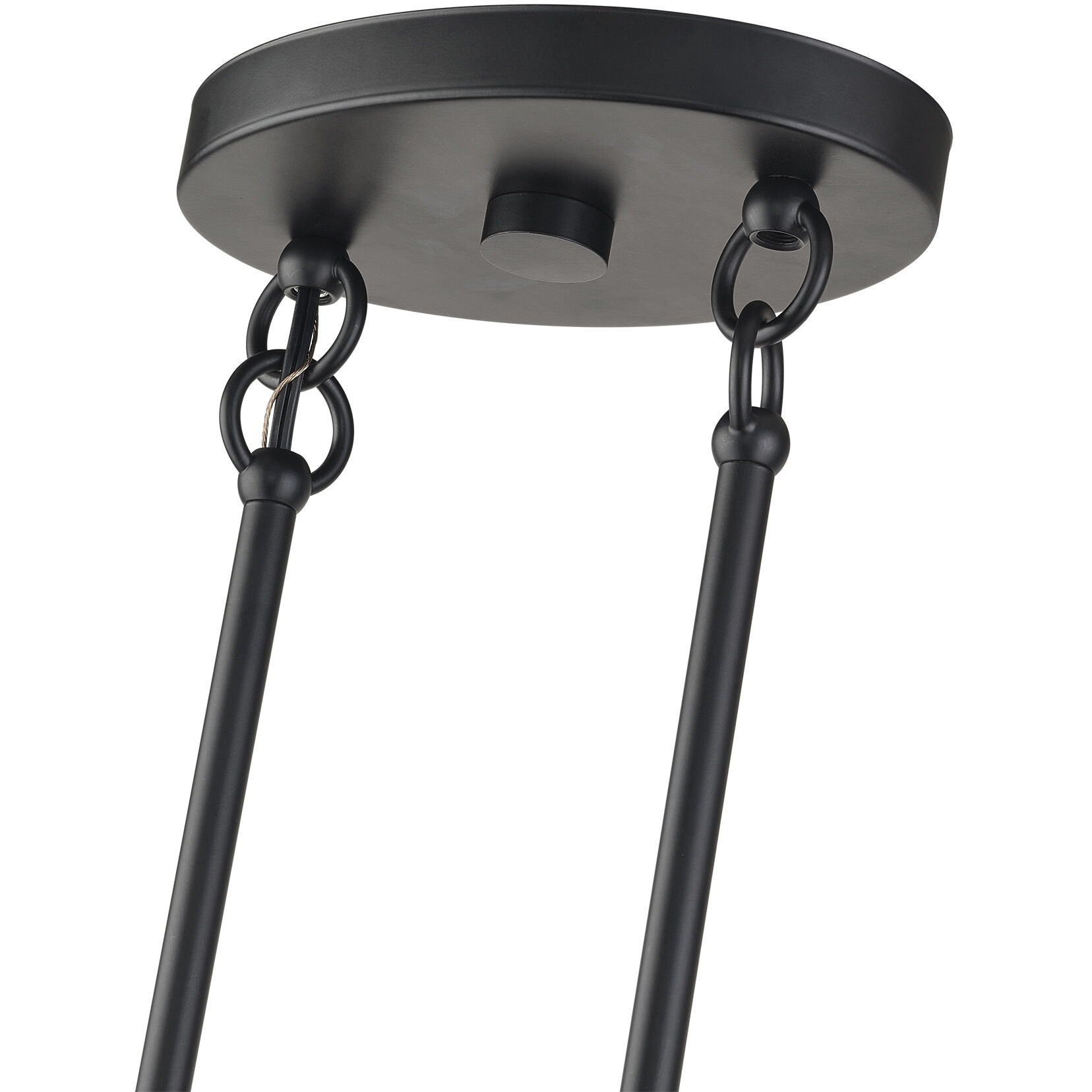 Acordia 3 Light 46 inch Black Linear Chandelier Ceiling Light, Extra Large