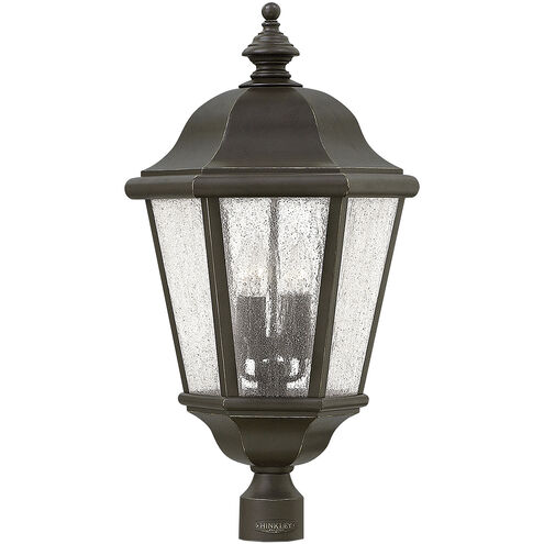 Estate Series Edgewater LED 28 inch Oil Rubbed Bronze Outdoor Post Mount Lantern, Extra Large