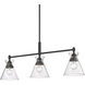 Malta Island Light Ceiling Light in Matte Black