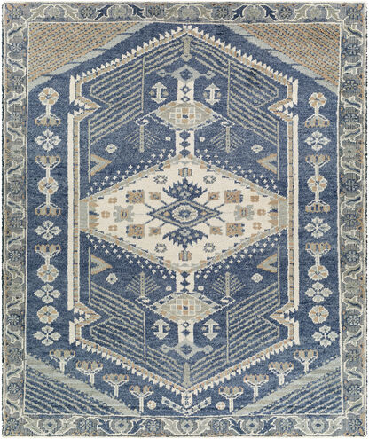 St Moritz 120 X 96 inch Blue Rug in 8 x 10, Rectangle