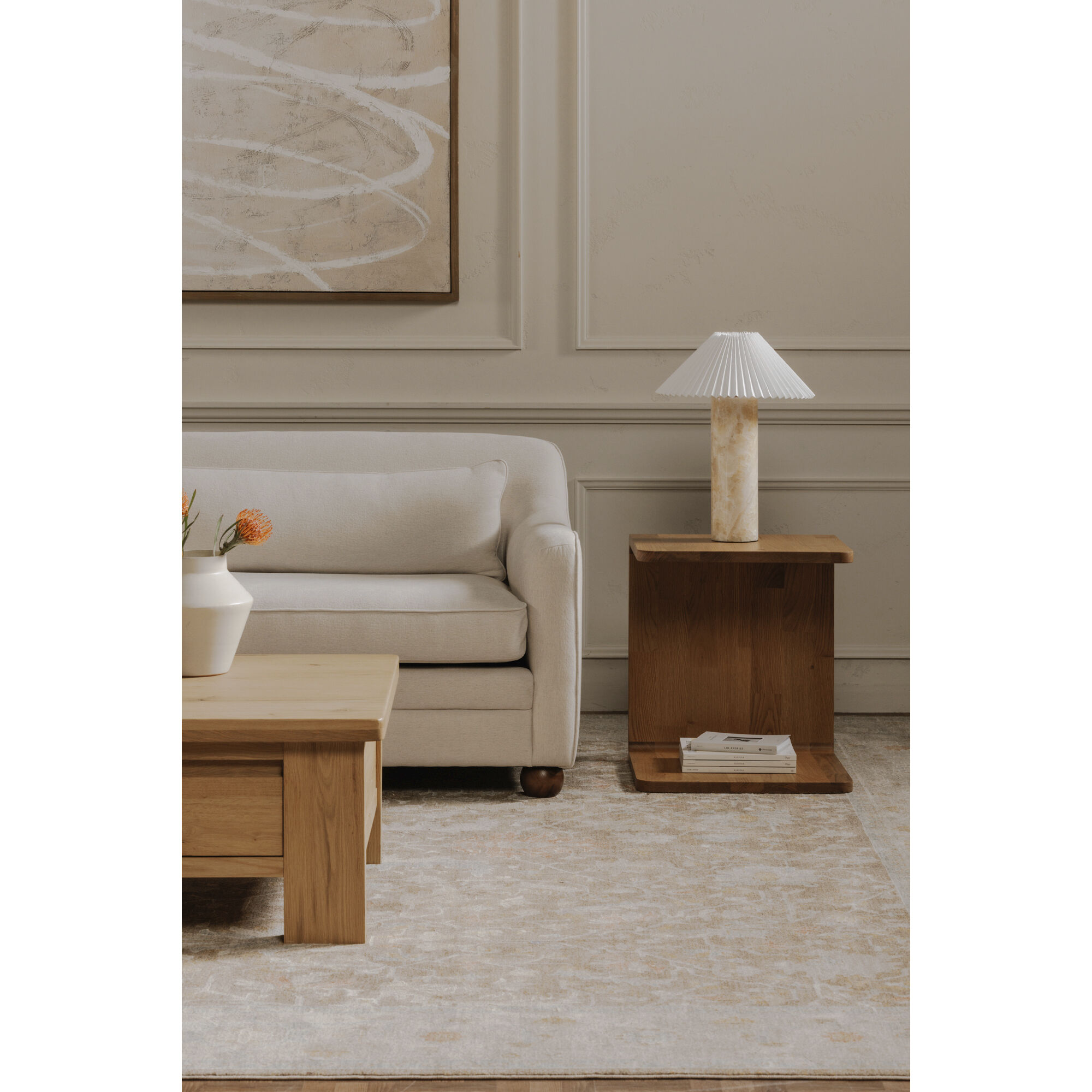 Rora 20.5 inch 60 watt Yellow Table Lamp Portable Light