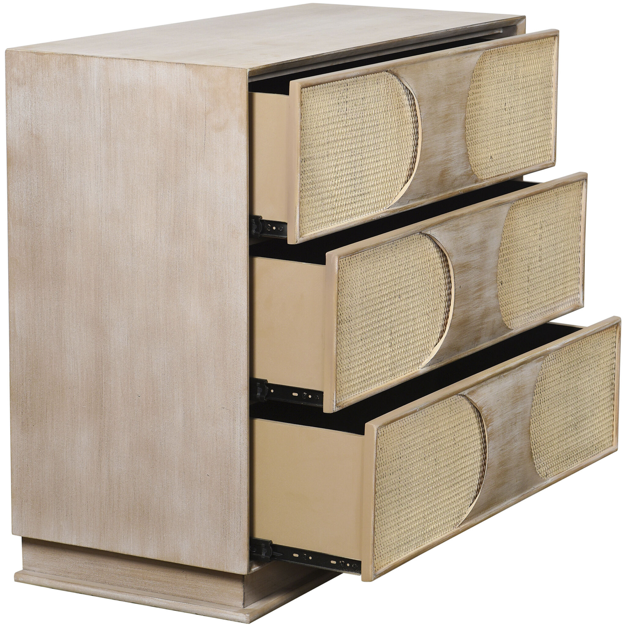 Melrose Light Bisque and White Wash and Taupe Chest