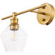 Gene 1 Light 14.7 inch Brass Wall sconce Wall Light, Left