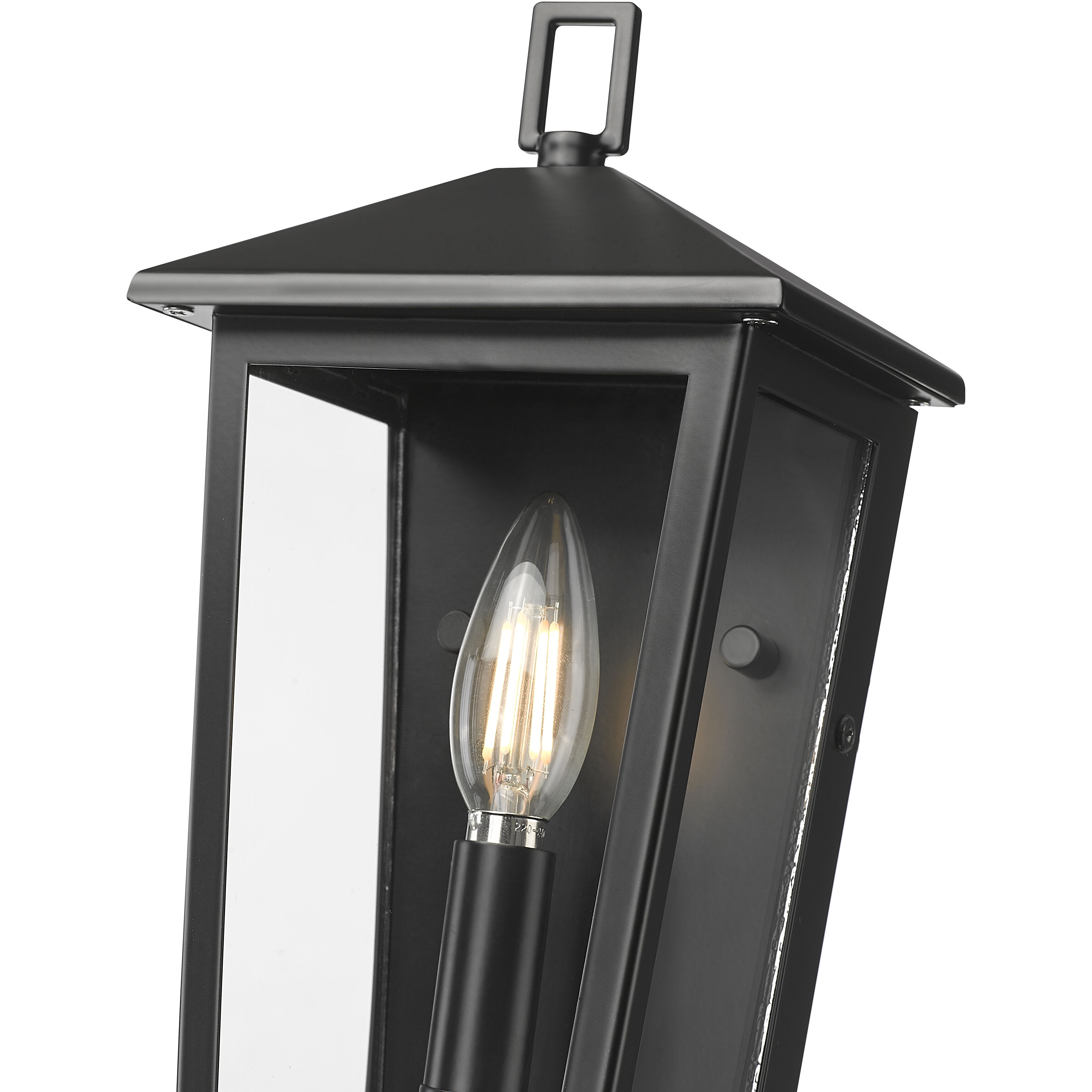 Munger 1 Light 11 inch Powder Coated Black Outdoor Wall Sconce