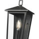 Munger 1 Light 11 inch Powder Coated Black Outdoor Wall Sconce
