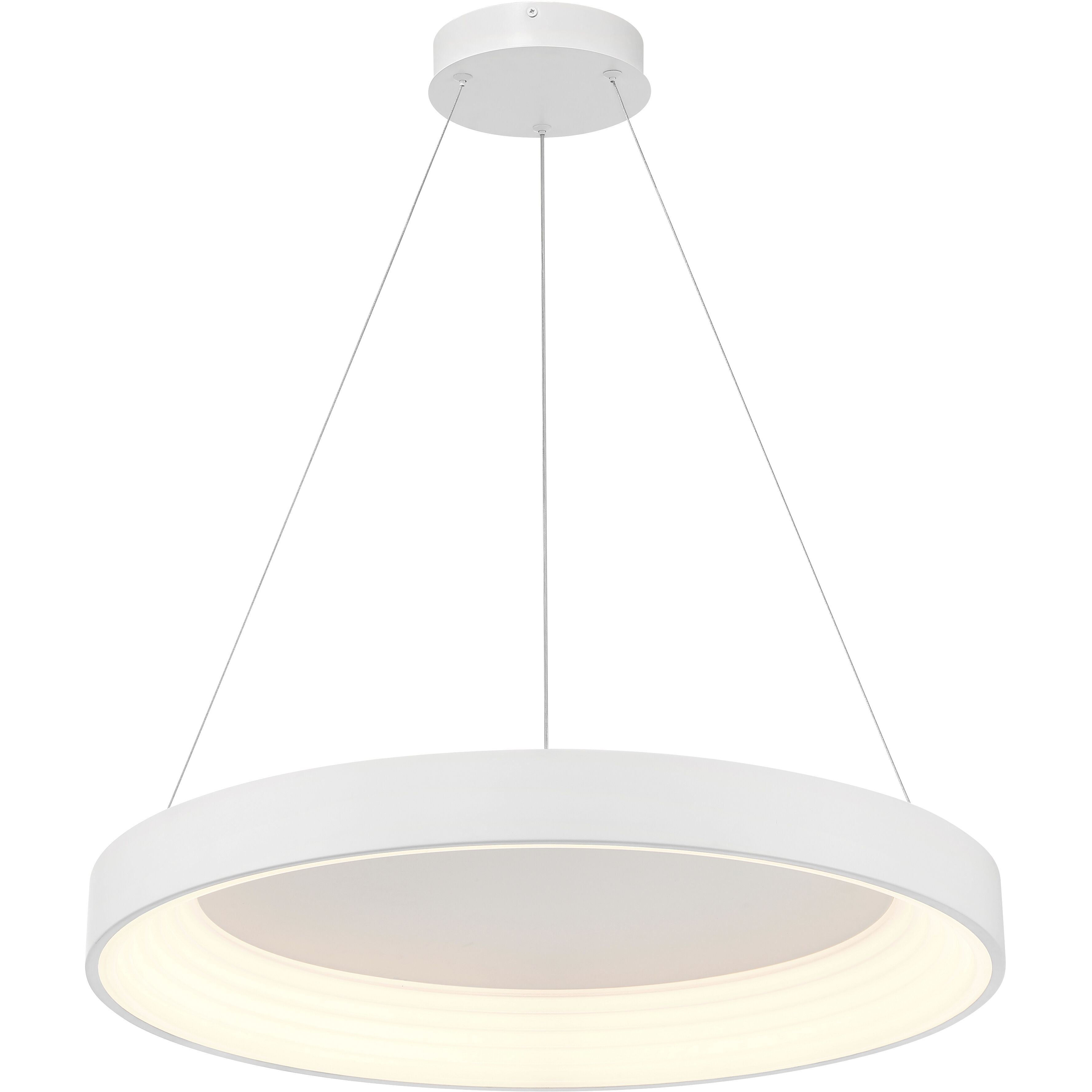 Conc LED 24 inch Matte White Pendant Ceiling Light