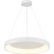 Conc LED 24 inch Matte White Pendant Ceiling Light