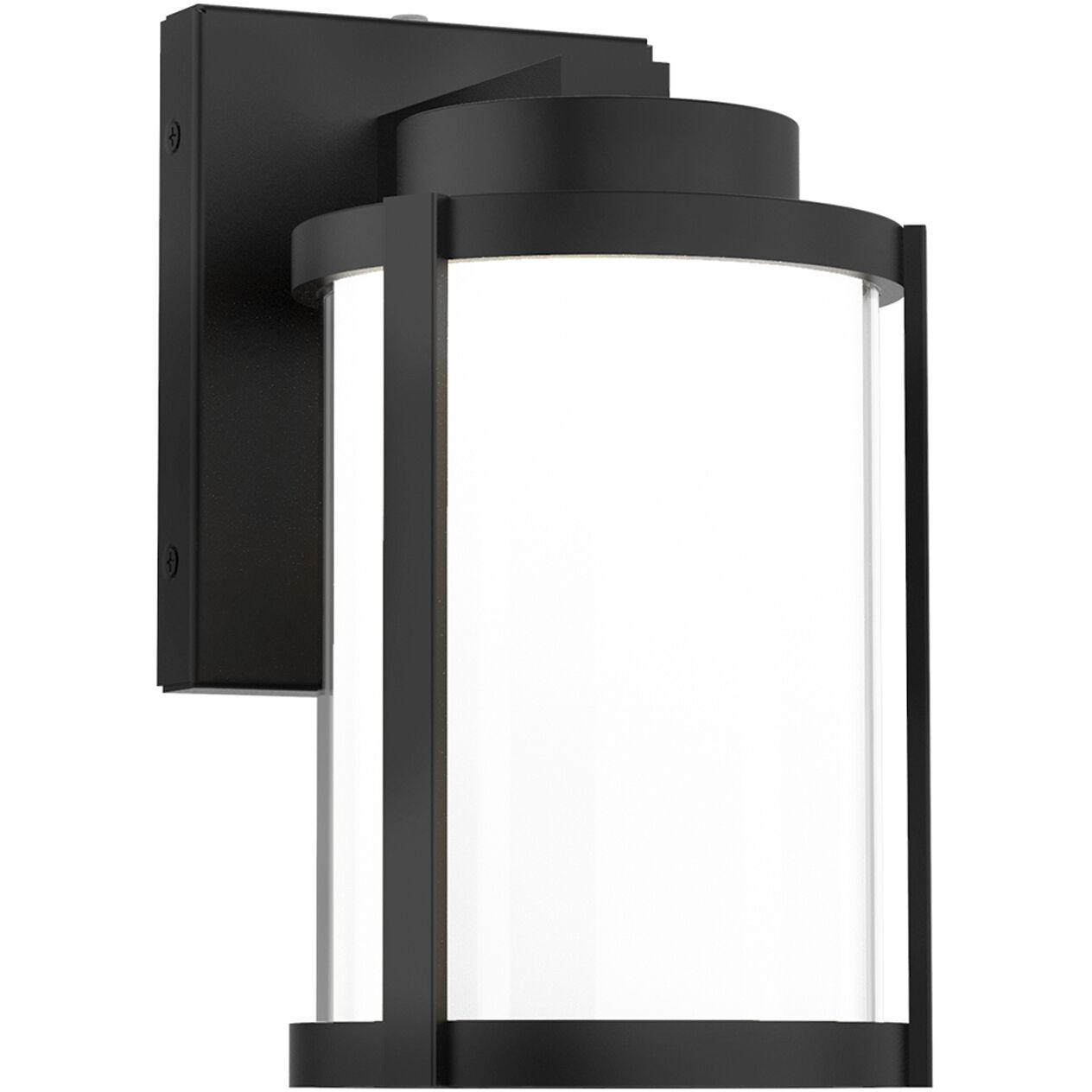 Lantern LED 10 inch Black Outdoor Wall Lighting, WAC Limited