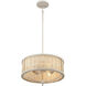 Comparelli 3 Light 16 inch Off White Chandelier Ceiling Light