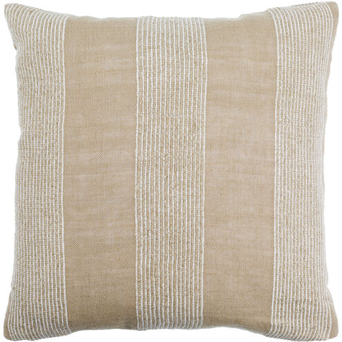 Fairhope 20 X 20 inch Light Beige Accent Pillow