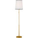 kate spade new york Ellison 59 inch 9.00 watt Burnished Brass Floor Lamp Portable Light