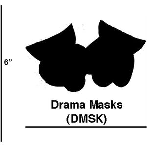 Drama Masks Copper Cookie Cutters
