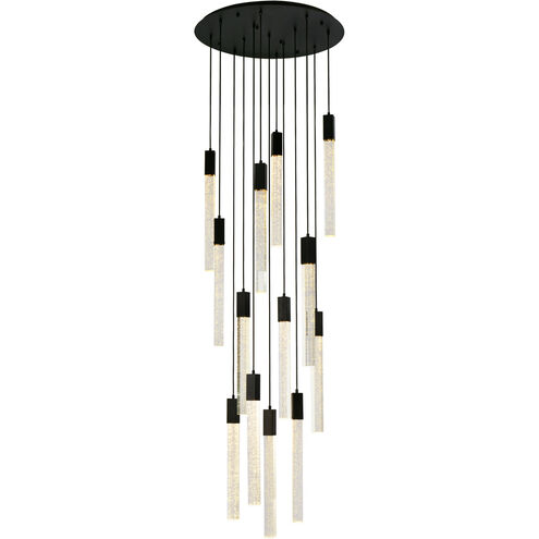 Weston 13 Light 30 inch Black Pendant Ceiling Light