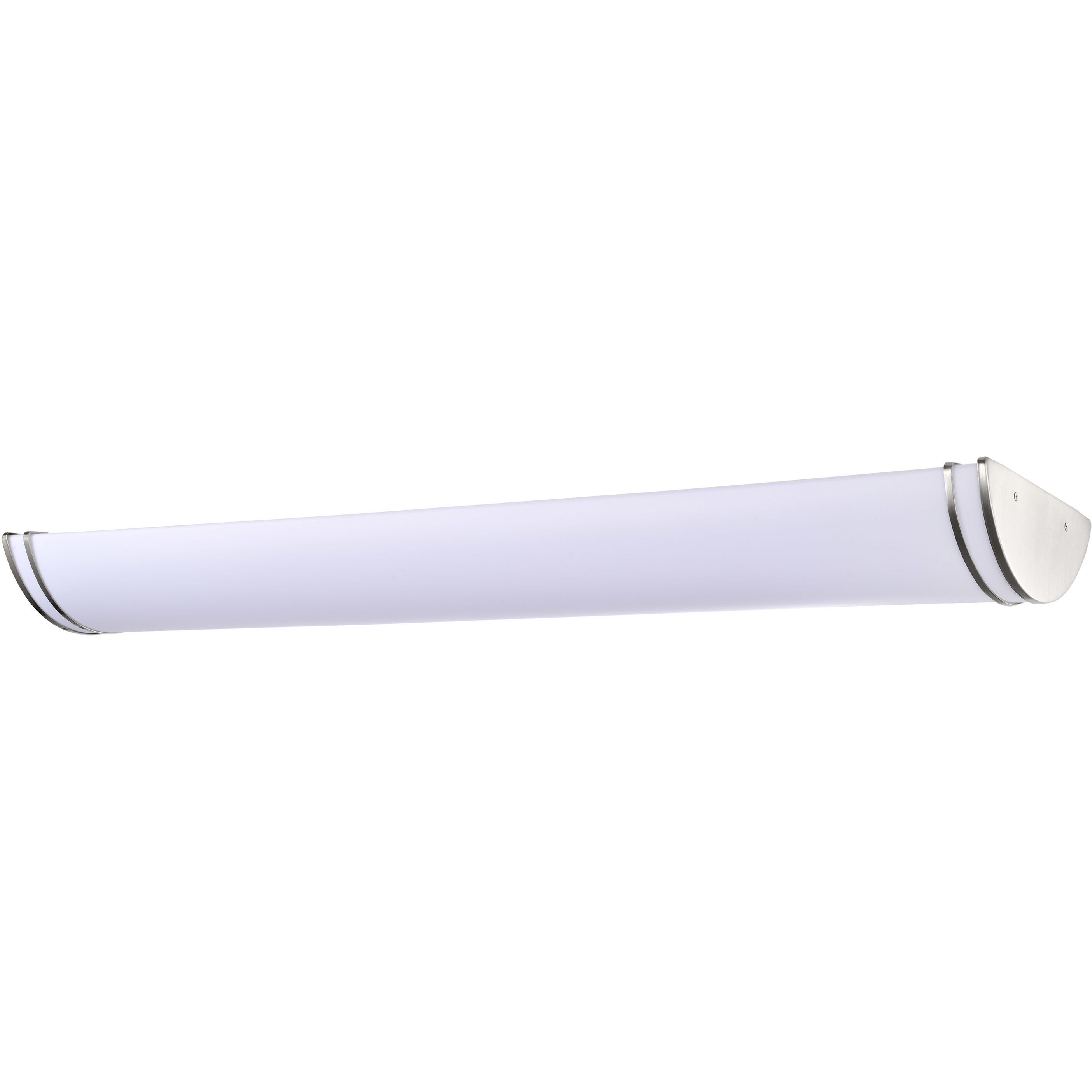 Glamour LED 12 inch Brushed Nickel Linear Flush Ceiling Light