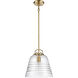 Current 1 Light 12 inch Satin Brass Pendant Ceiling Light