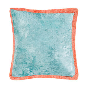 Cyber 20 X 20 inch Aqua/Bright Orange Pillow Kit, Square