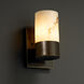 Lumenaria 1 Light 5 inch Dark Bronze Wall Sconce Wall Light in Cylinder with Flat Rim, Incandescent