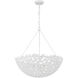 AH by Alexa Hampton Kelan 6 Light 23.75 inch Textured White Pendant Ceiling Light