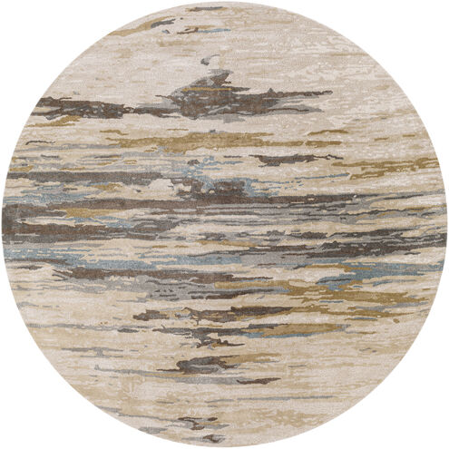 Kavita 144 X 144 inch Light Beige Rug in 12 Ft Round, Round