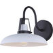 Jodi 1 Light 10 inch White Outdoor Lantern