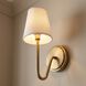 Modern 1 Light 4.75 inch Natural Brass Wall Sconce Wall Light