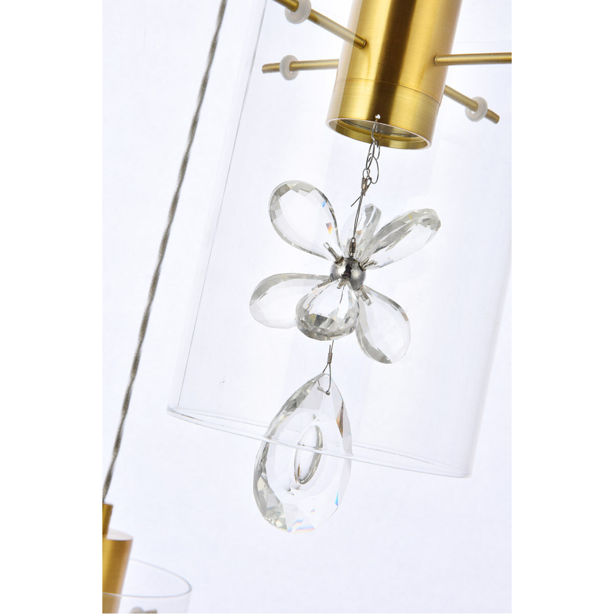 Hana 3 Light 16 inch Gold Pendant Ceiling Light