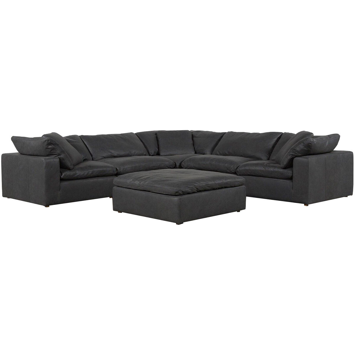 Clay Black Corner Chair