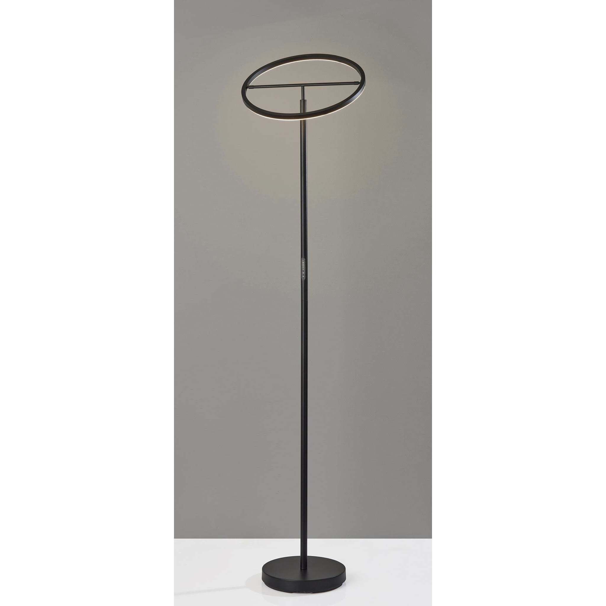 Falcon 70 inch 28.00 watt Black Floor Lamp Portable Light, with Smart Switch