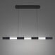 Super Star LED 47 inch Black Linear Pendant Ceiling Light, dweLED