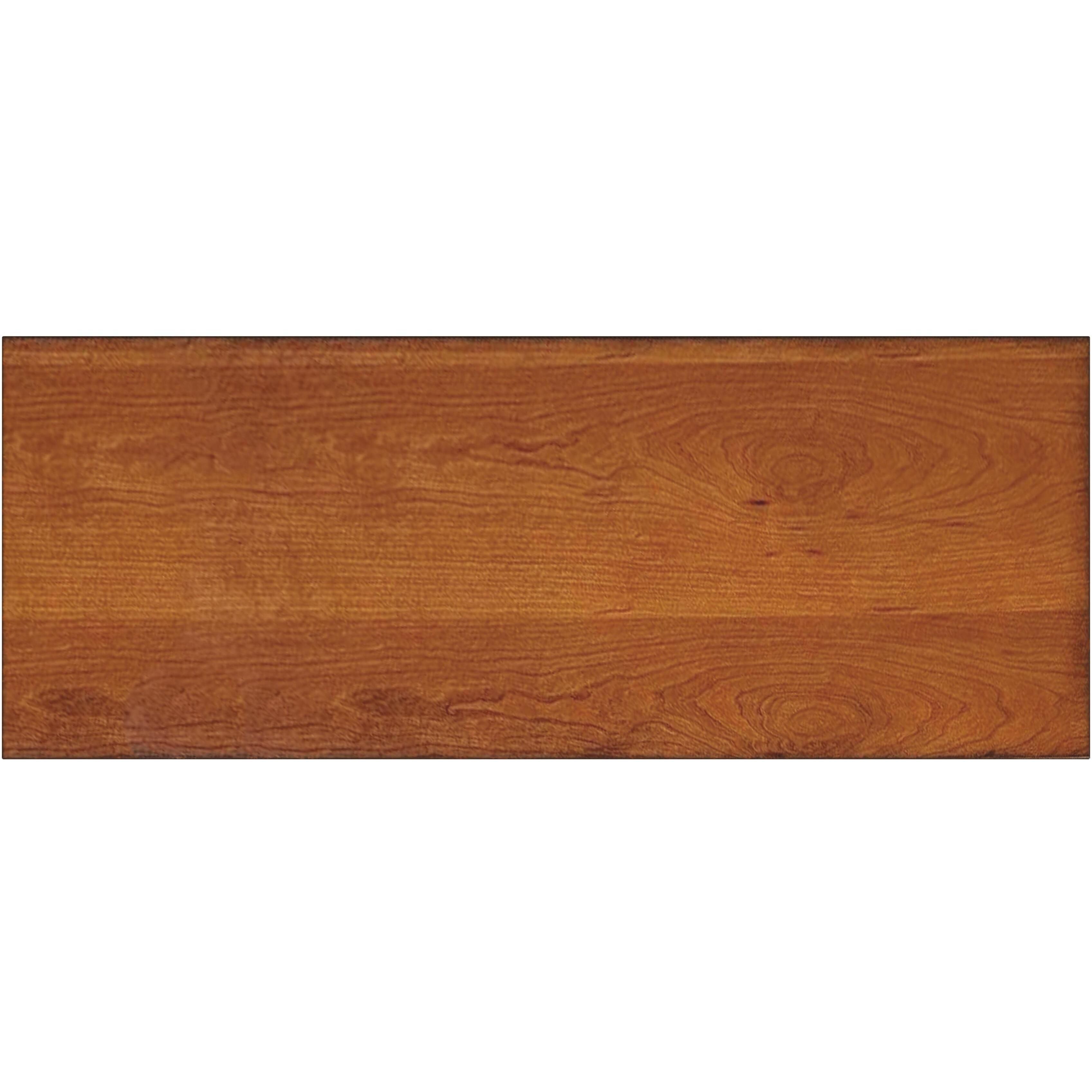 Larina Burl 2- Drawer Console Table in Medium Brown