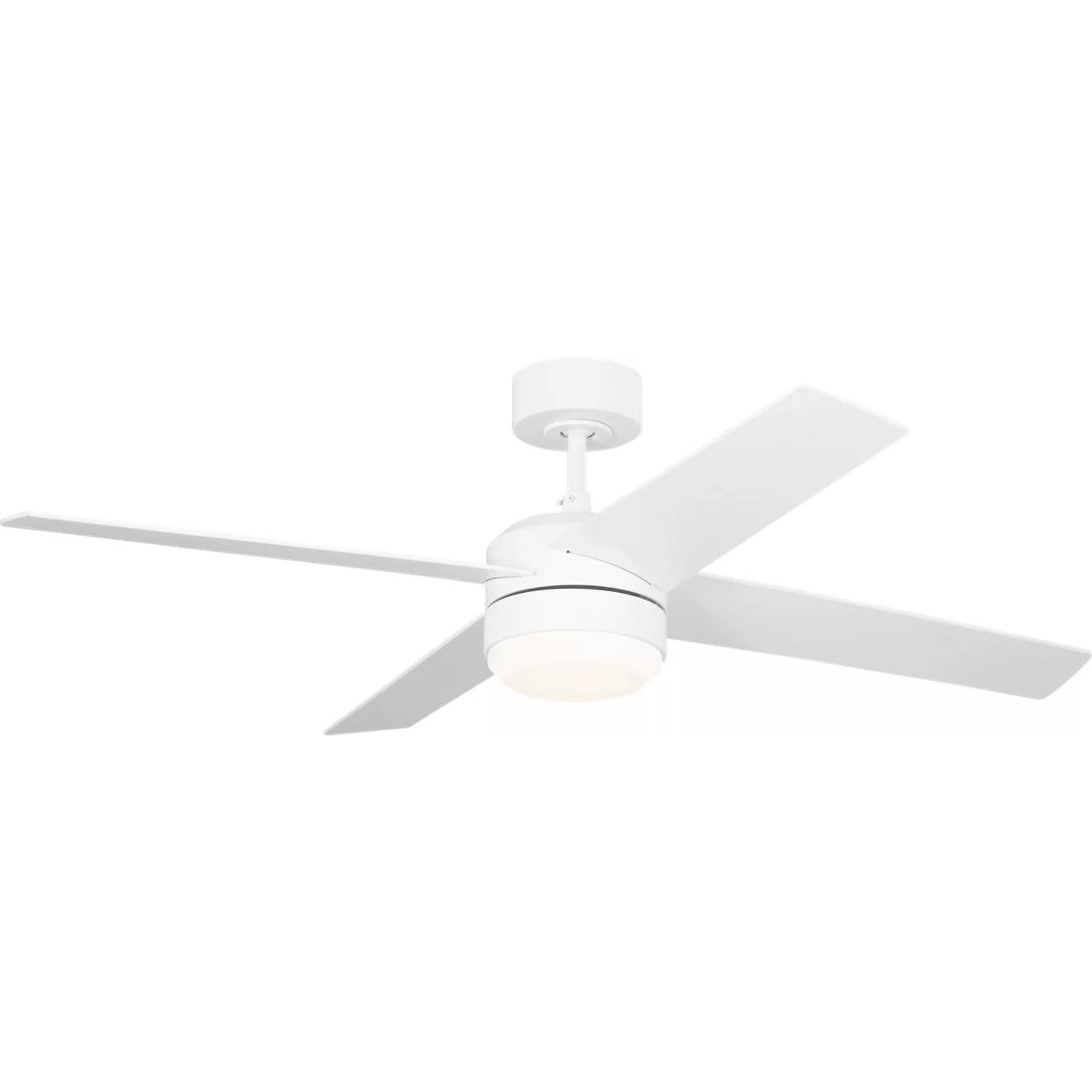 Loni 52 inch Matte White Outdoor Ceiling Fan