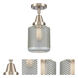 Franklin Restoration Stanton LED 6 inch Brushed Satin Nickel Flush Mount Ceiling Light