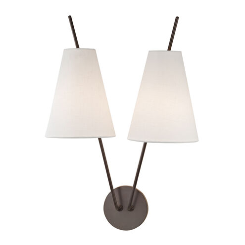 Campagna 2 Light 14 inch Old Bronze Wall Sconce Wall Light
